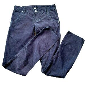 Boys Black Corduroy Pants  Size 32" DC Shoes Skinny Straight JJ1555